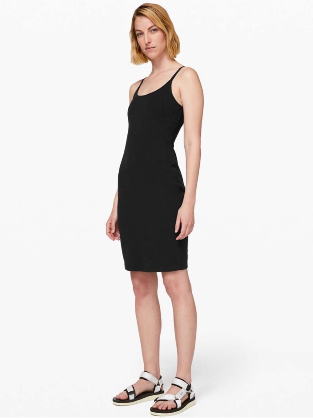 Lululemon Inner Glow Dress Black Sz 10
